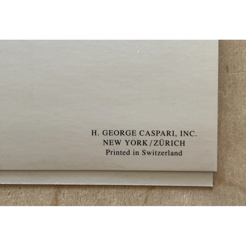 Vtg Caspari Christmas Cards 23 New Boston Common Twilight Fine Art Museum 1993